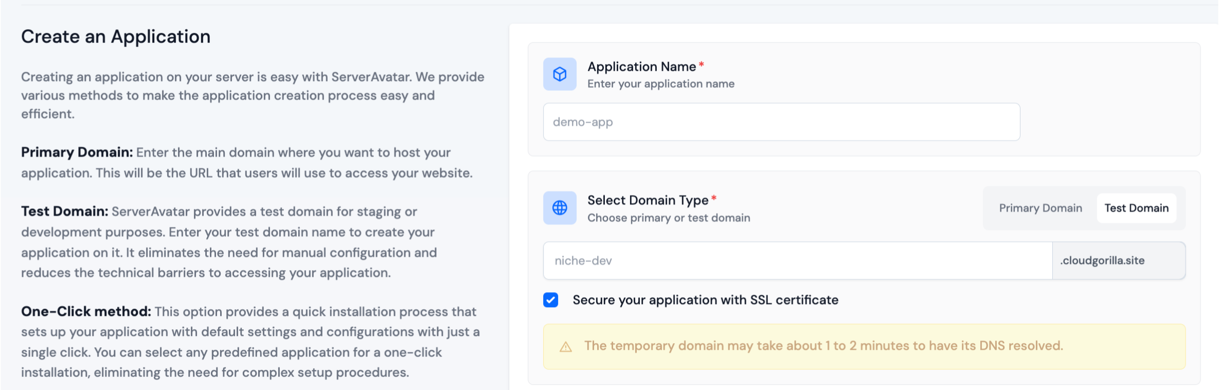 Application - Basic Details