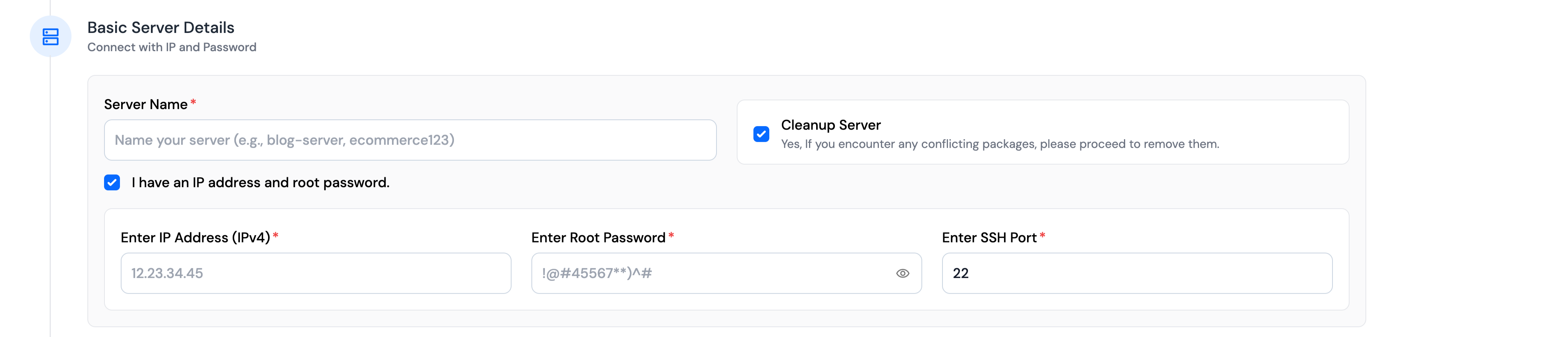Select Cloud Service Provider