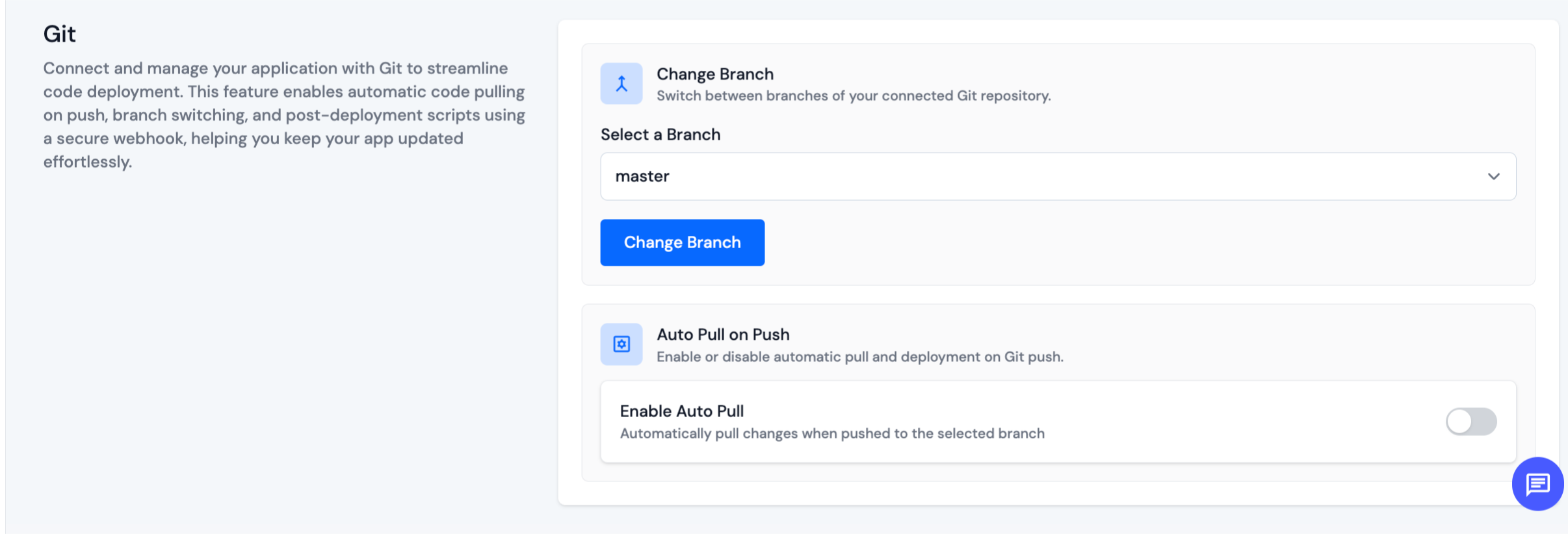 Application - github enable