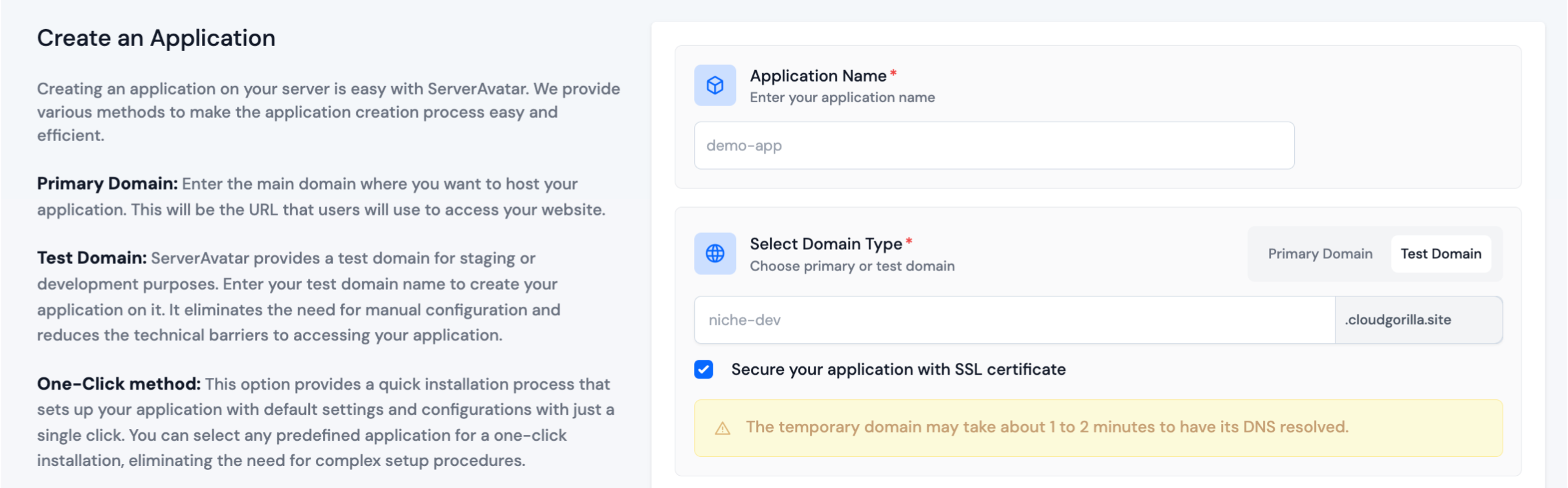 Application - Basic Details