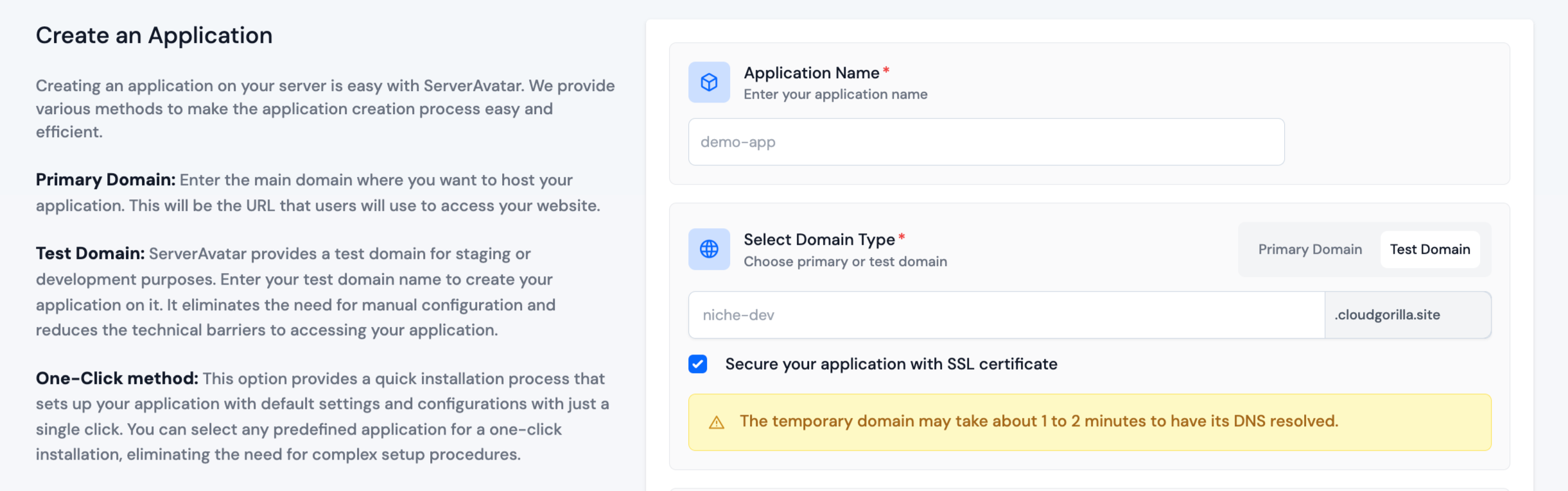 Application - Basic Details