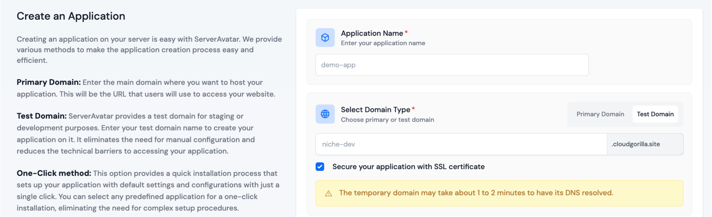Application - Basic Details