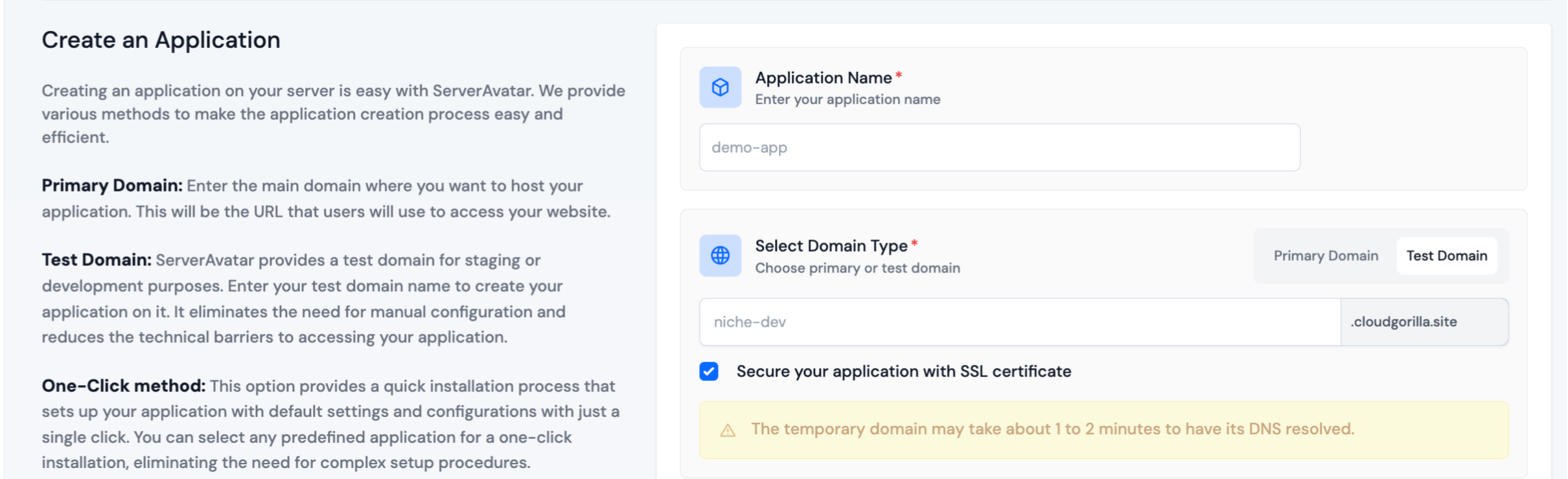 Application - Basic Details