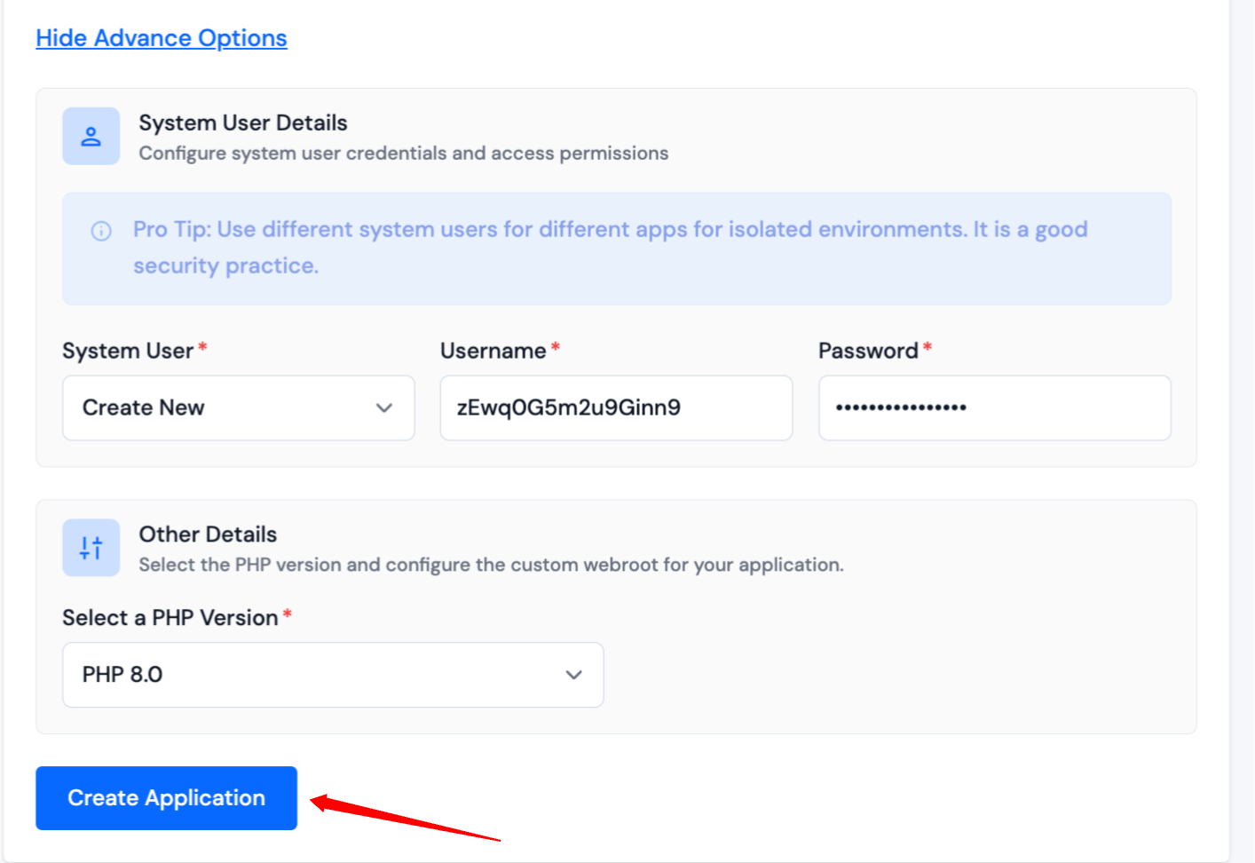 Application - Basic Details