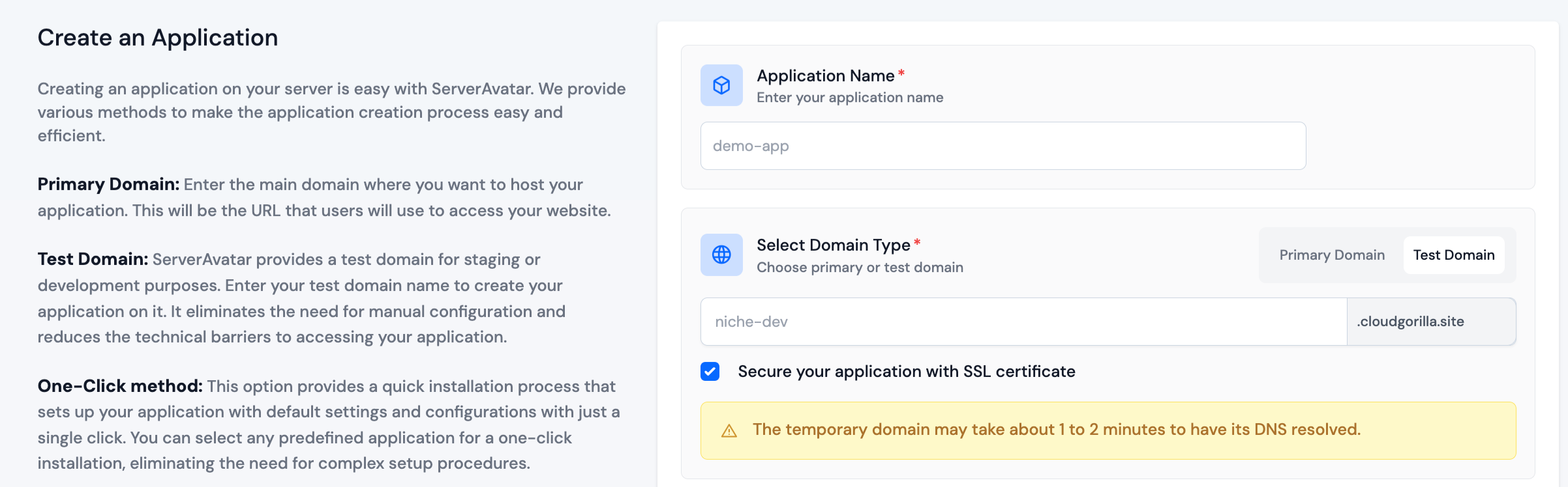 Application - Basic Details