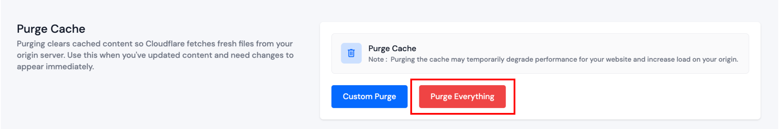 Confirm Purge Everything