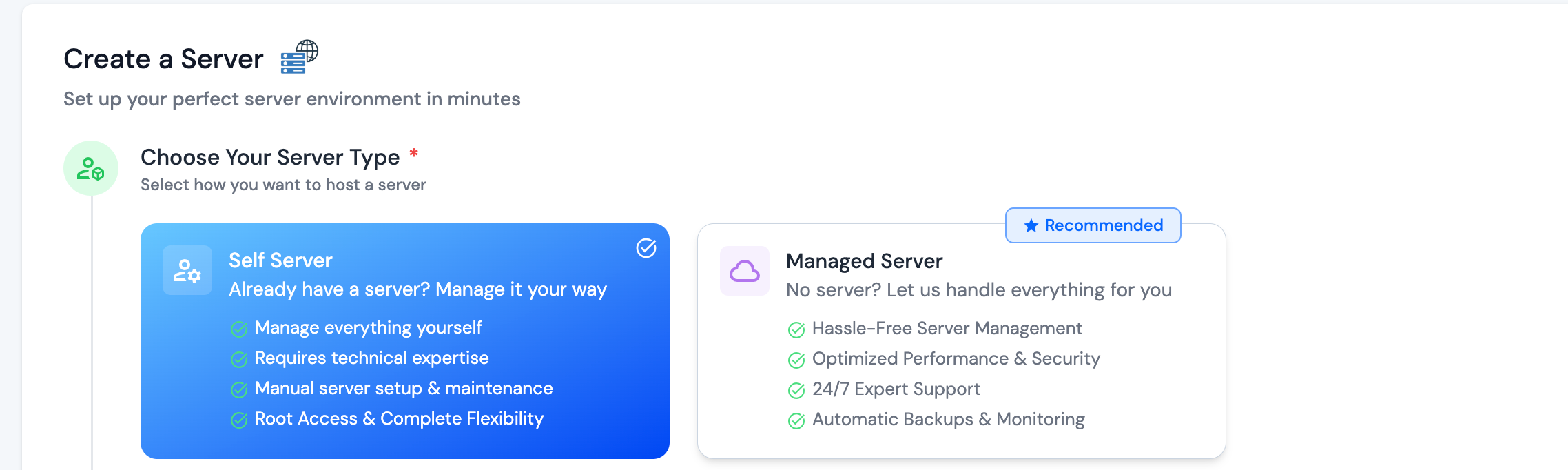 Select Cloud Service Provider