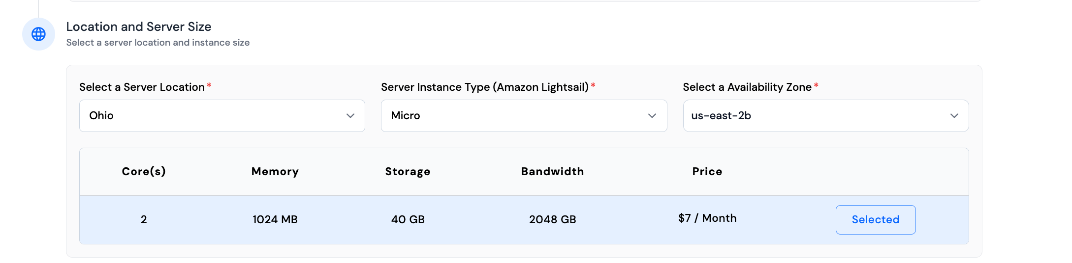 Amazon Lightsail Installation
