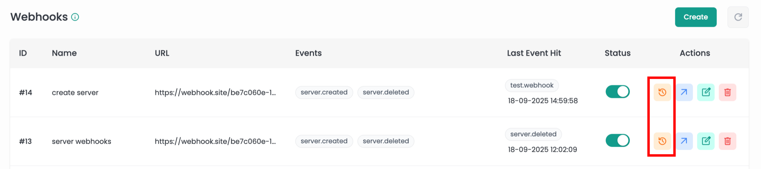 View Webhook Details